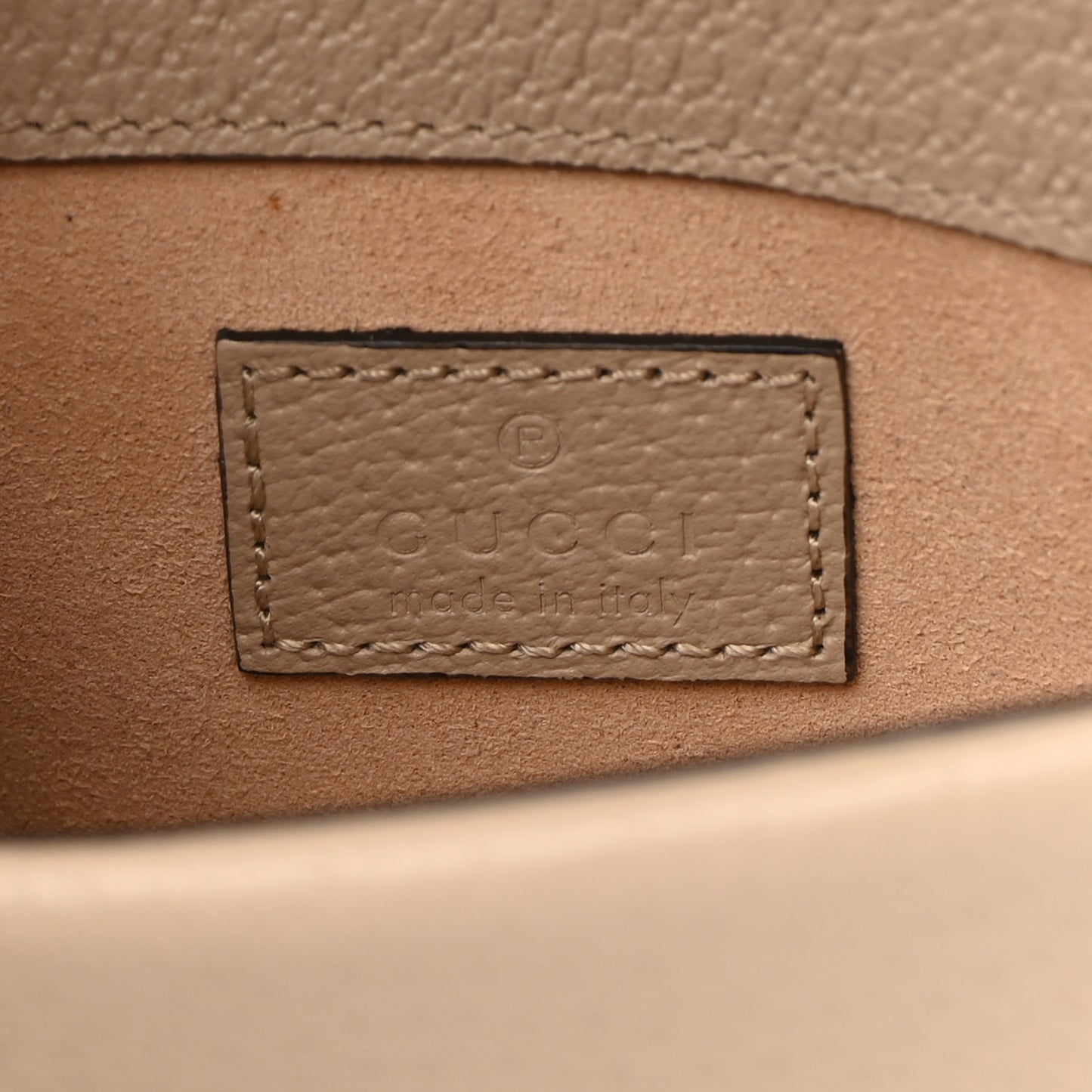 GG Supreme Monogram Textured Dollar Calfskin Super Mini Dionysus Shoulder Bag Beige Mystic White Oatmeal