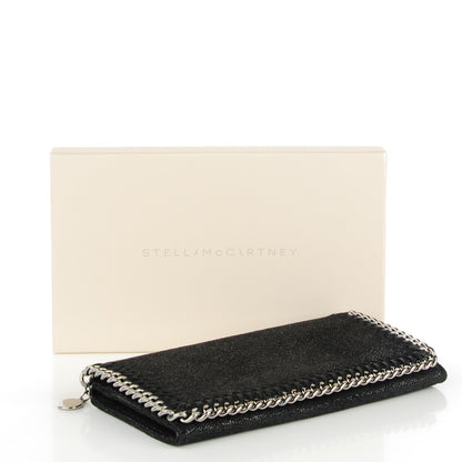 Stella McCartney Shaggy Deer Falabella Flap Wallet Black 4 of 7
