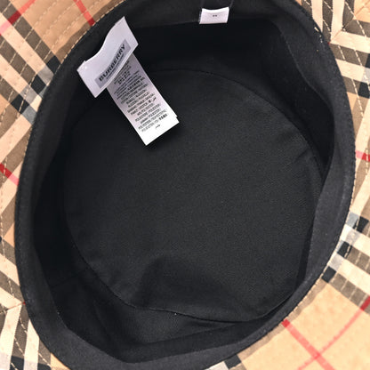Burberry Technical Cotton Vintage Check Bucket Hat L Archive Beige 6 of 9
