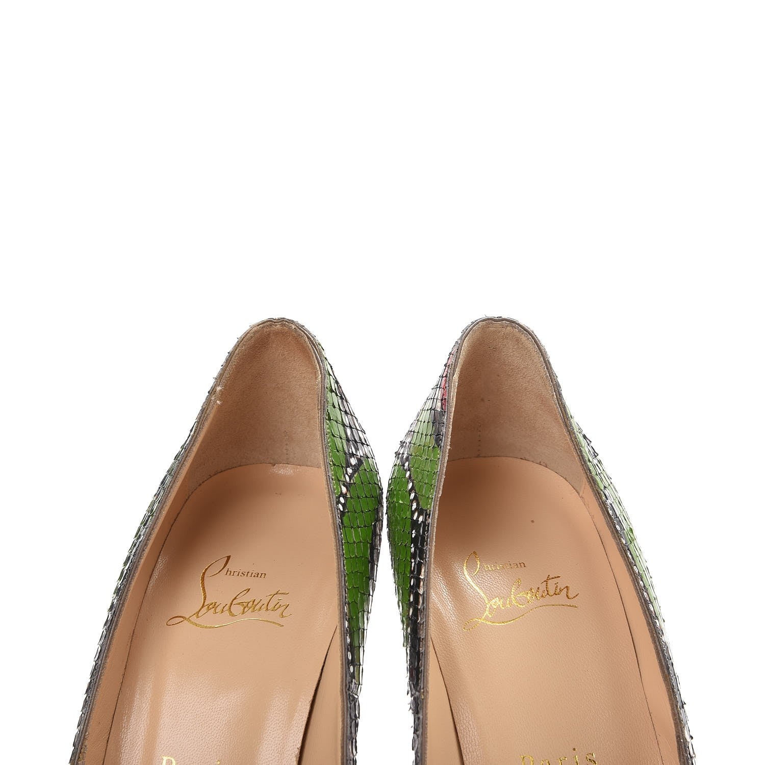 Christian Louboutin Python Bianca Masai 140 Platform Pumps 37.5 Multicolor 10 of 11