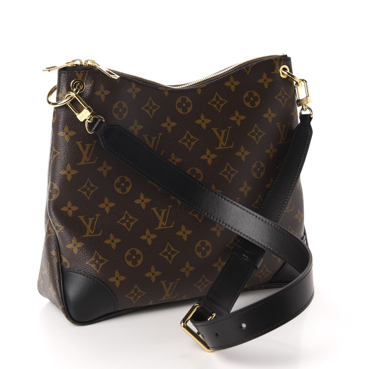 Louis Vuitton Monogram Odeon MM Black 3 of 10