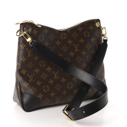 Louis Vuitton Monogram Odeon MM Black 3 of 10