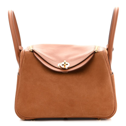 Hermes Swift Grizzly Chamois Lindy 26 Gold 1 of 9