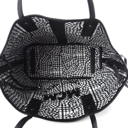 MCM Visetos Large Liz Reversible Shopper Tote Black 6 of 16