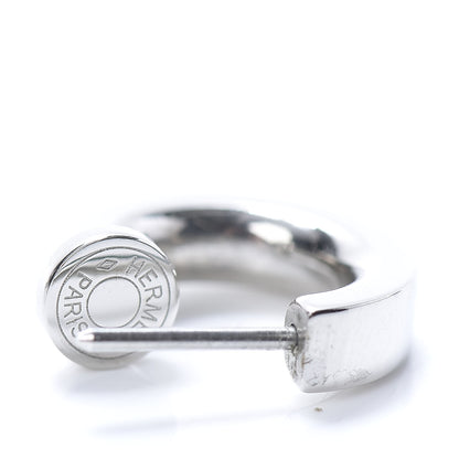 Hermes Palladium Swift O'Kelly Earrings 4 of 6