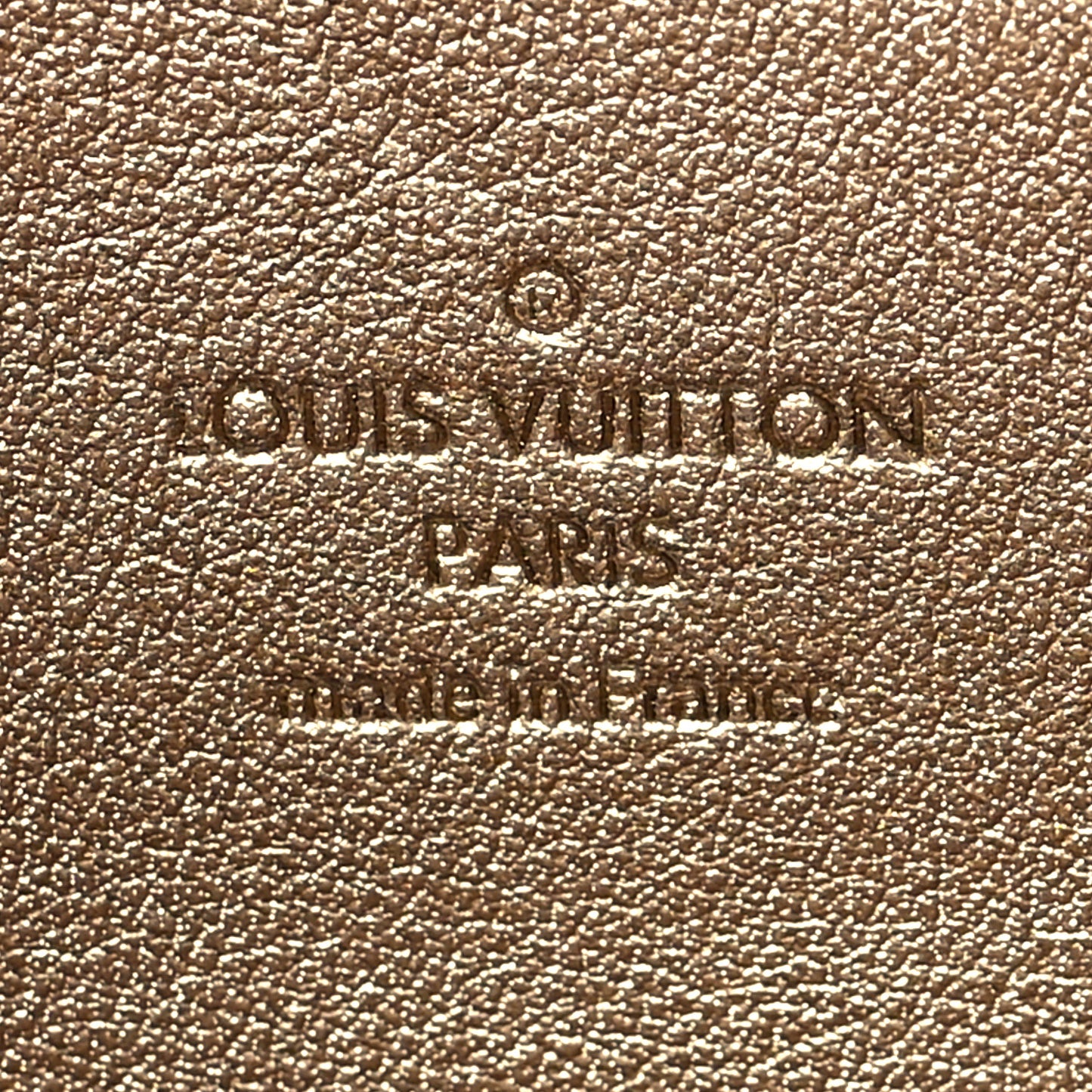 Metallic Calfskin Love Note Gold Silver