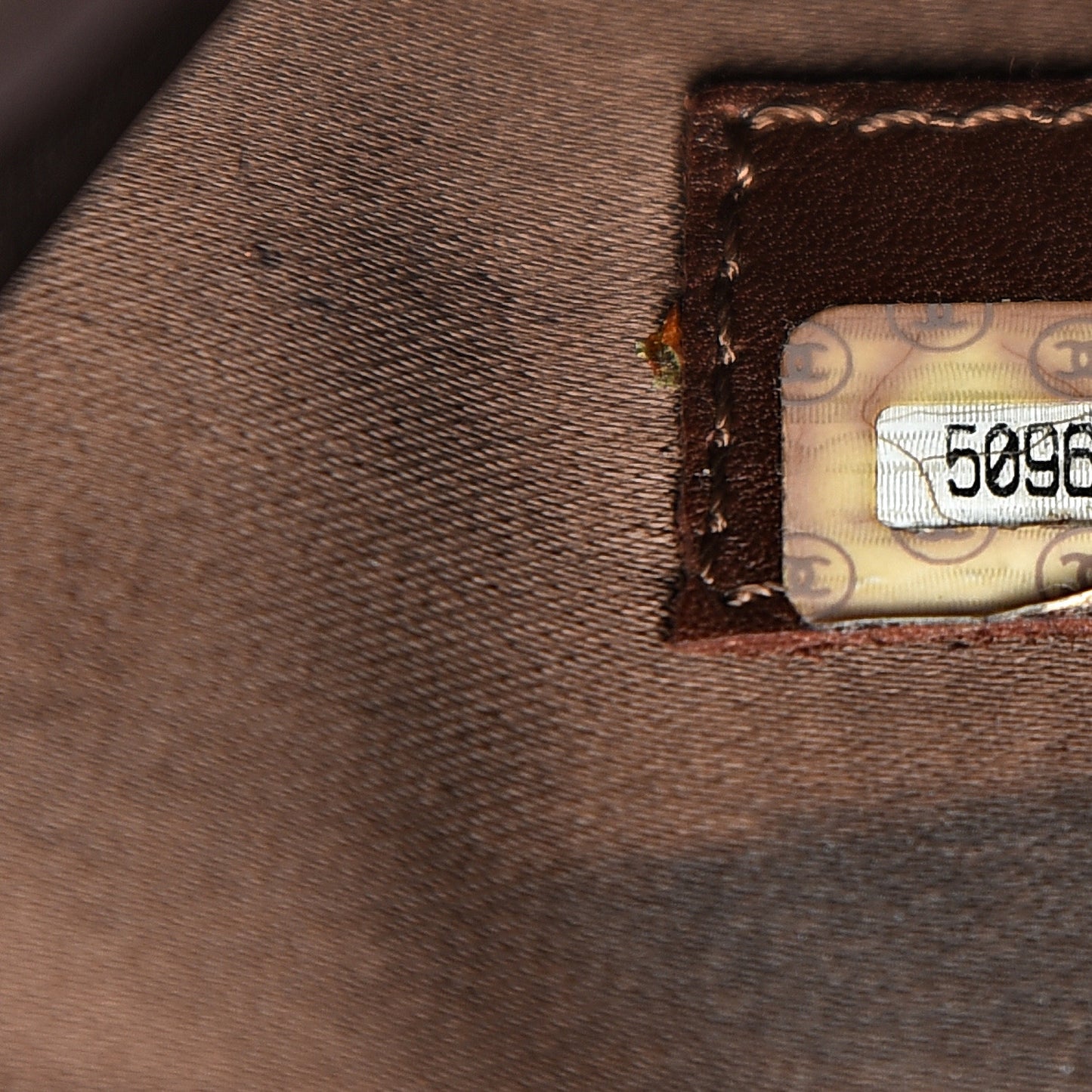 Caviar Shoulder Bag Brown