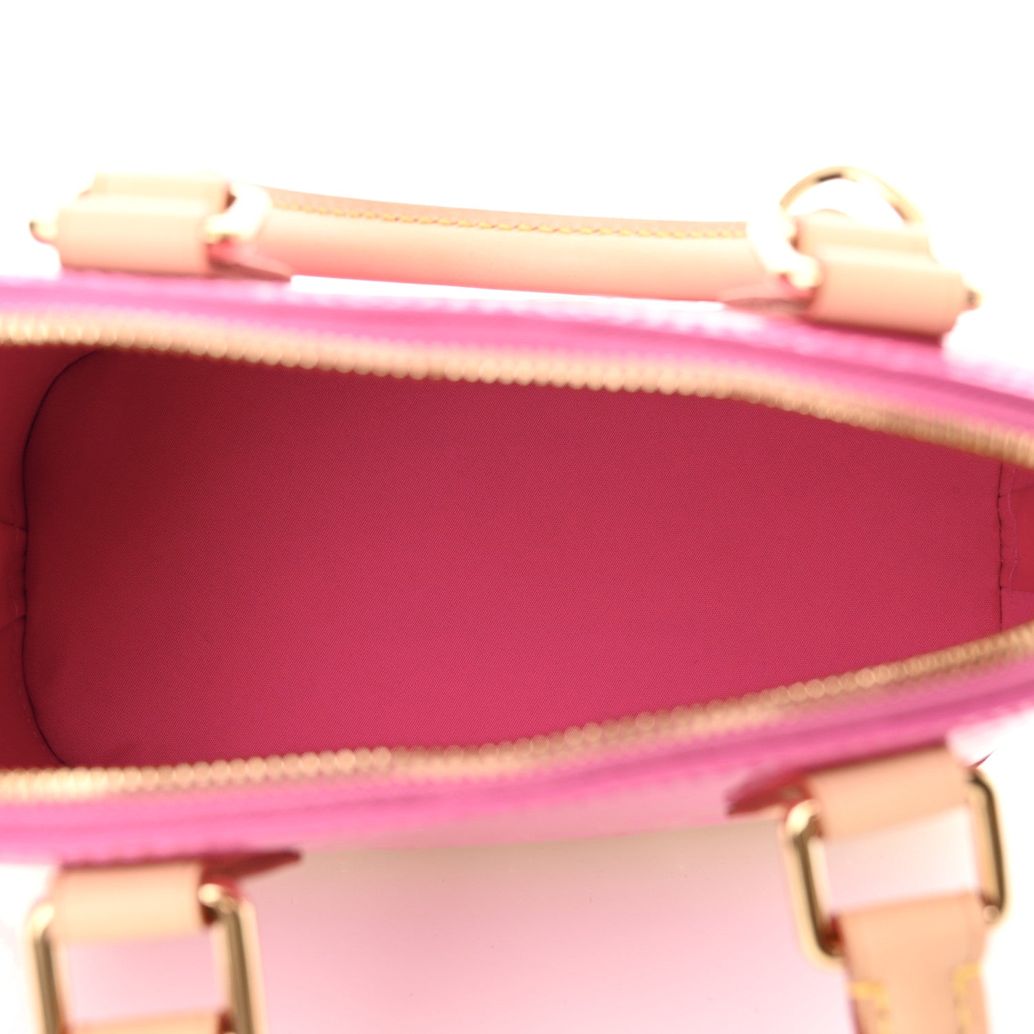 Louis Vuitton Vernis Alma BB Neon Pink 5 of 9