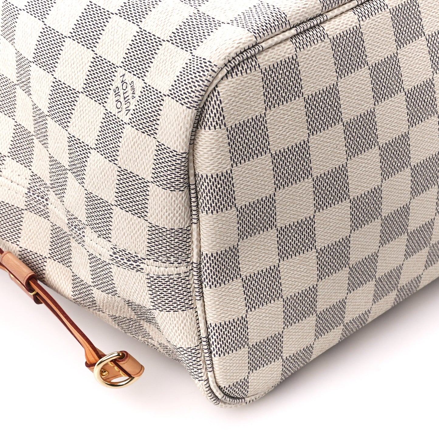 Damier Azur Neo Neverfull MM Rose Ballerine