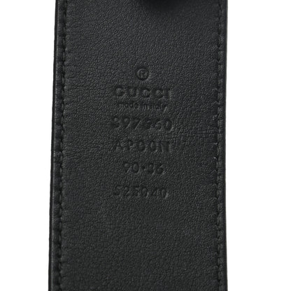 Gucci Moon Calfskin Nickel Double G 40mm Belt 90 36 Black 3 of 6
