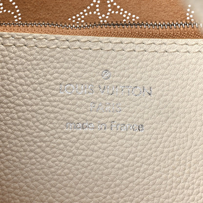 Louis Vuitton Mahina Carmel Hobo Snow 6 of 12