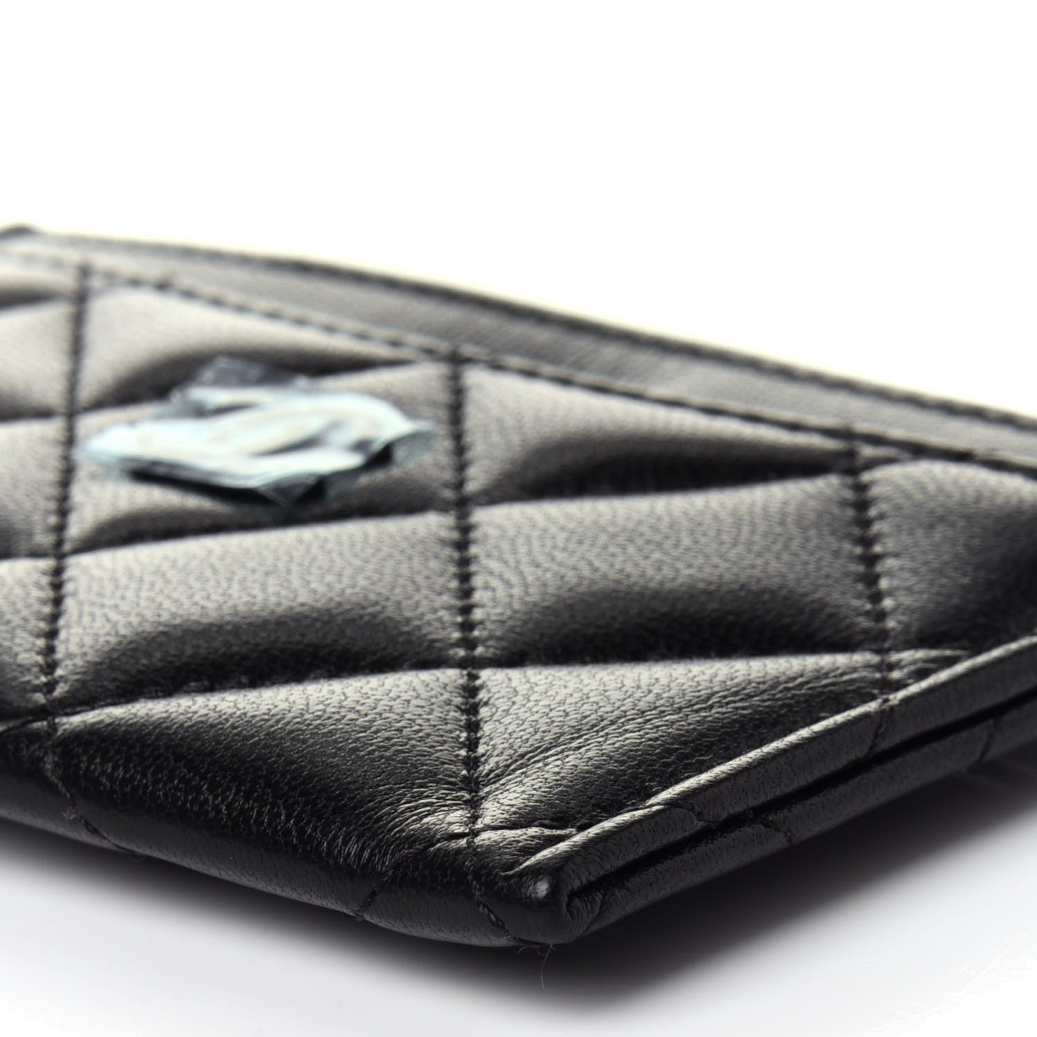 Chanel Lambskin Quilted Card Holder So Black 10 of 11