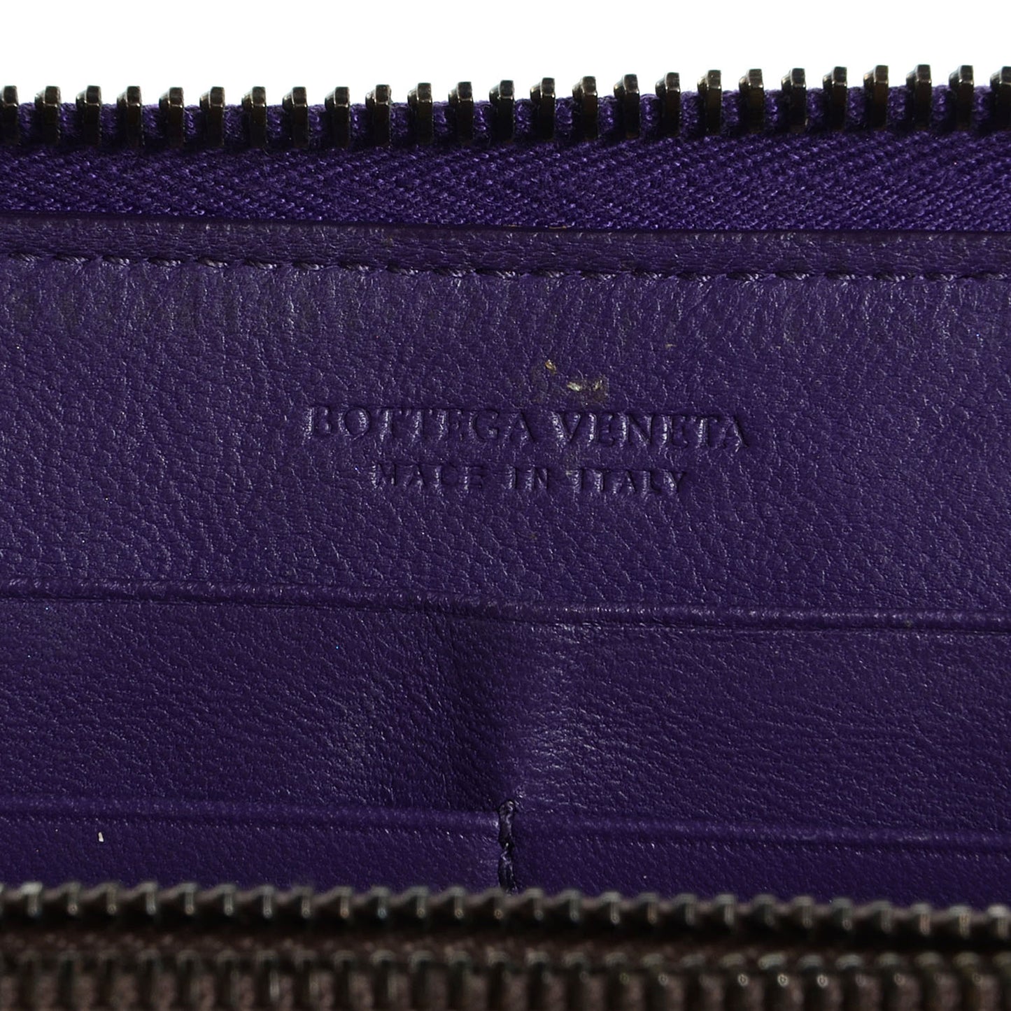 Soft Crocodile Fume Zip Around Wallet Plum