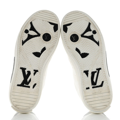 Louis Vuitton Charlie Sneakers 37 White Cacoa Brown 5 of 9