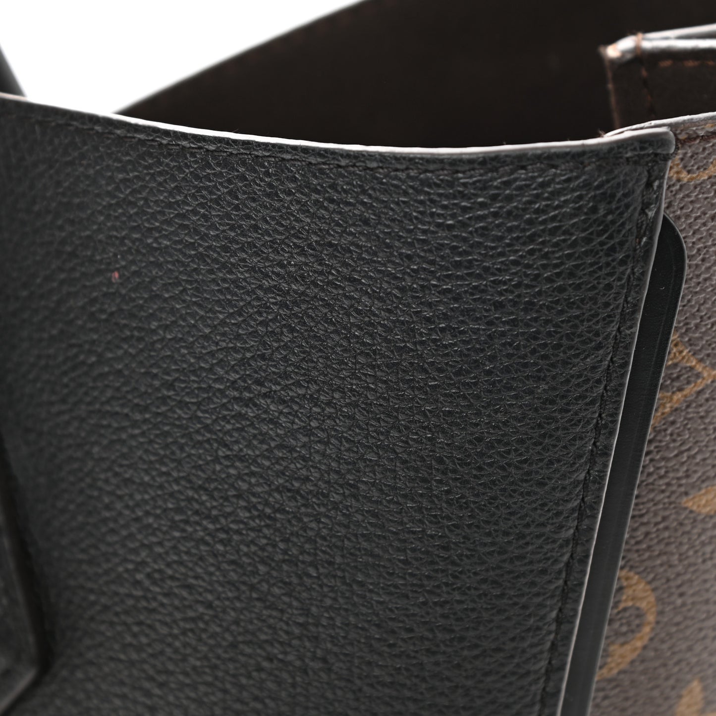 Calfskin Monogram Kimono Tote Black