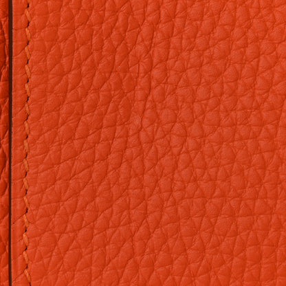 Hermes Taurillon Clemence Jypsiere 31 Orange Poppy 11 of 12