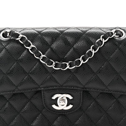 Chanel Caviar Quilted Small Double Flap Black 8 of 10