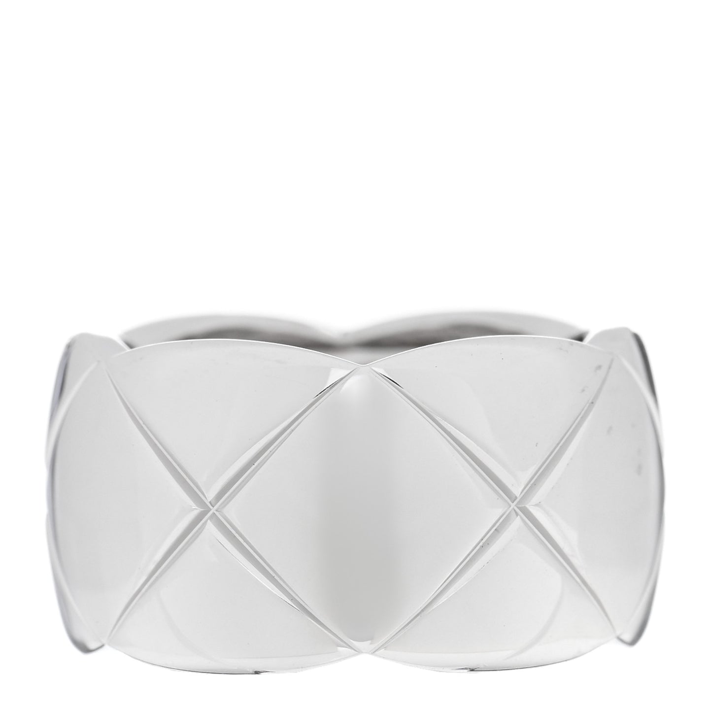 18K White Gold Large Coco Crush Ring 50 5.25