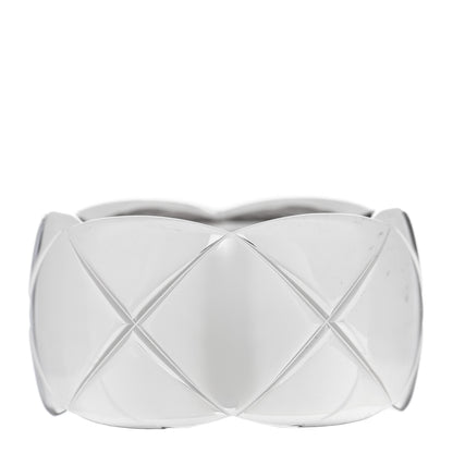 Chanel 18K White Gold Large Coco Crush Ring 50 5.25 3 of 5