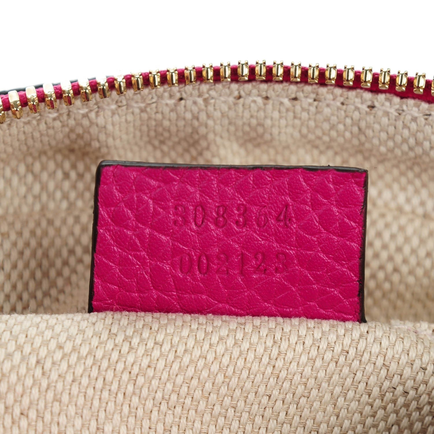 Gucci Cellarius Calfskin Small Soho Disco Bag Bright Bouganville 7 of 7