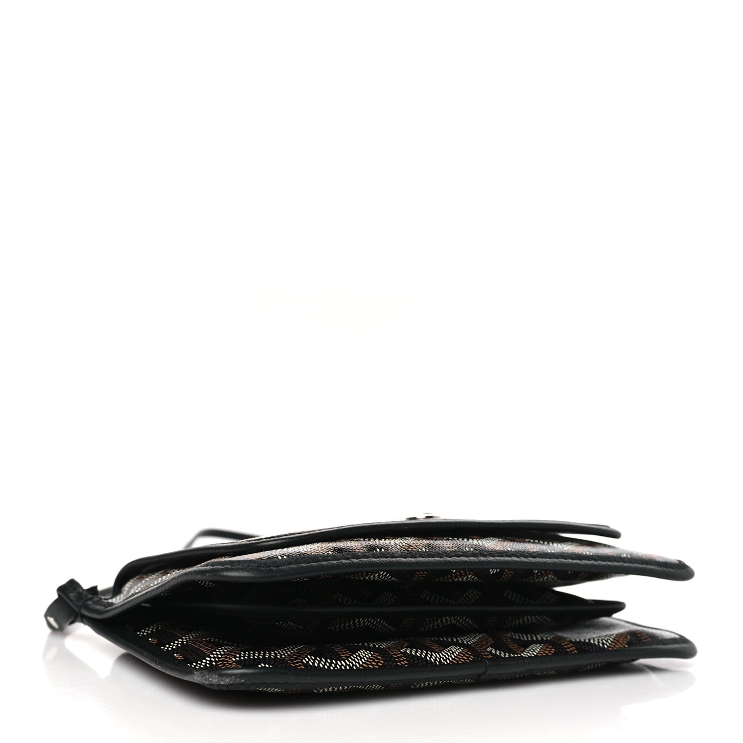 Goyardine Plumet Wallet Clutch Black