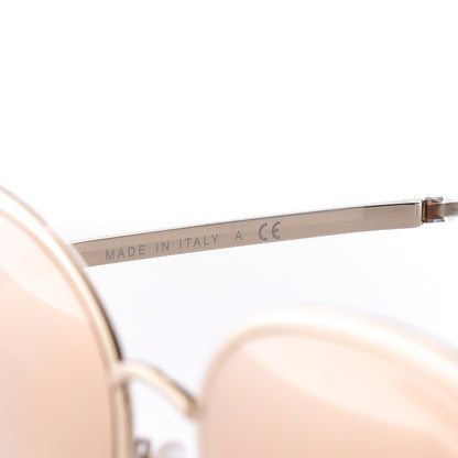 Chanel Round Mirror Sunglasses 4206 Rose Gold 6 of 7
