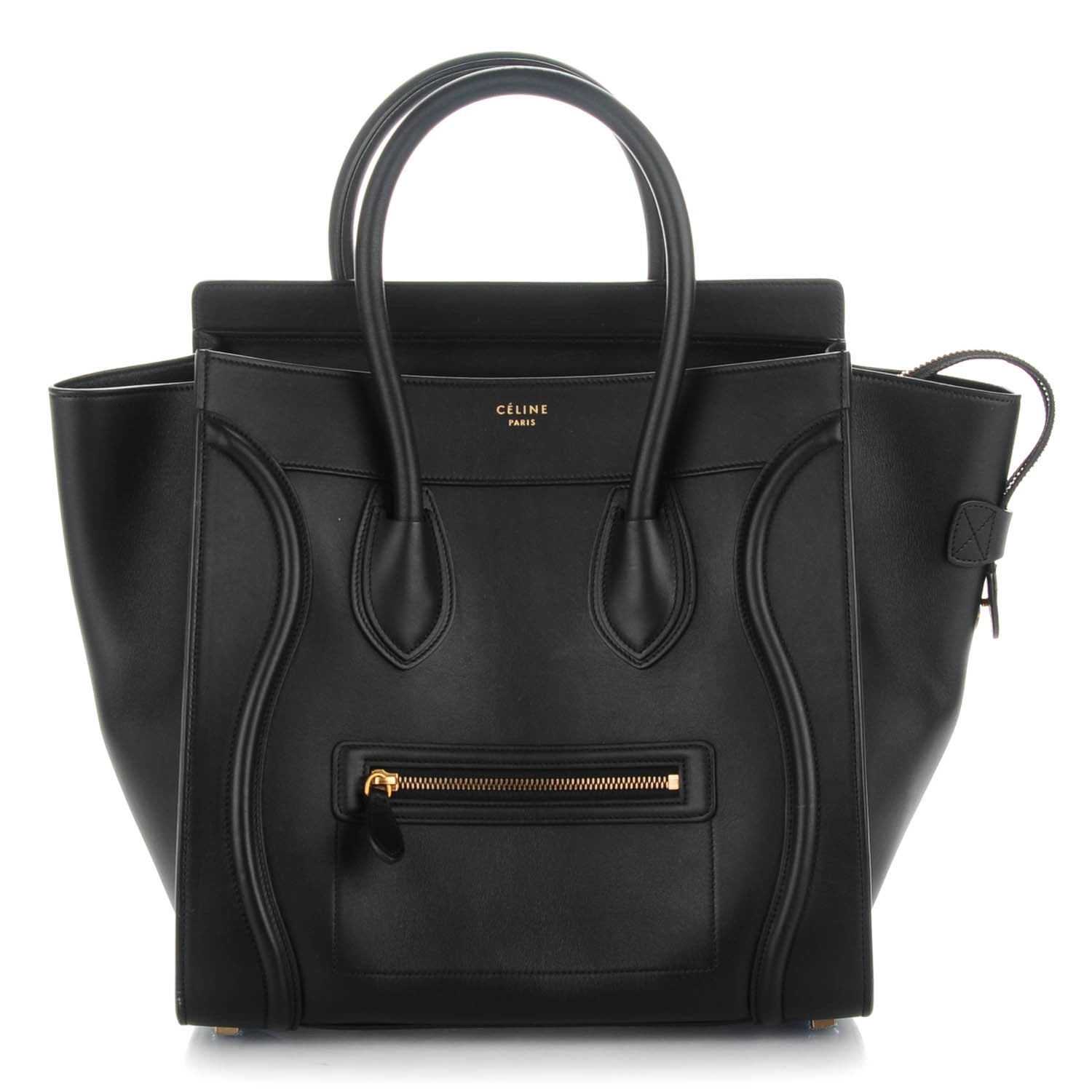 Celine Smooth Calfskin Mini Luggage Black 1 of 8