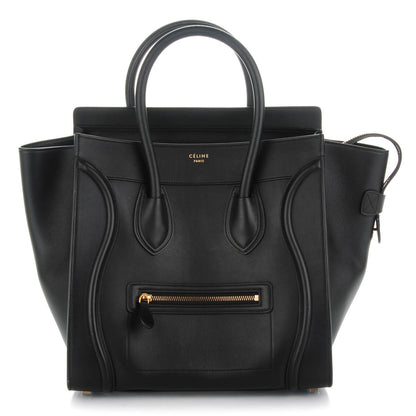 Celine Smooth Calfskin Mini Luggage Black 1 of 8