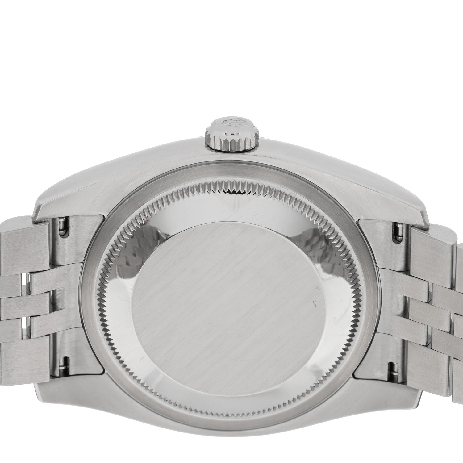 Rolex Stainless Steel 18K White Gold 36mm Oyster Perpetual Datejust Watch Pink Flowers 116234 4 of 5
