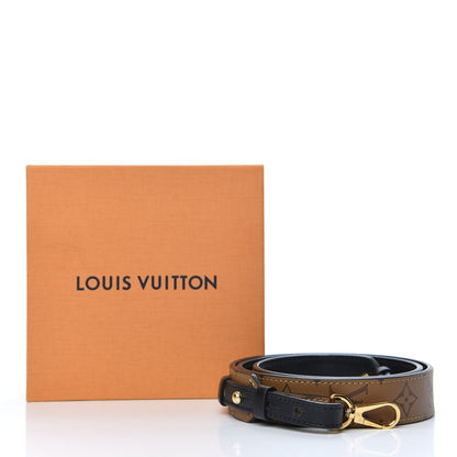 Louis Vuitton Reverse Monogram Bandouliere Shoulder Strap XL Black 5 of 5