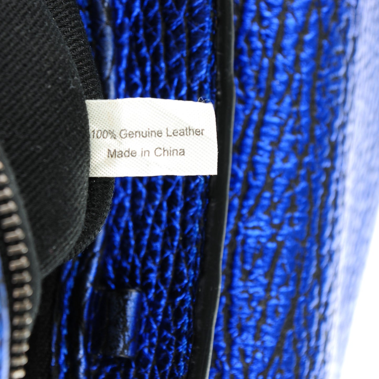 3.1 Metallic Textured Calfskin Medium Pashli Satchel Electric Blue