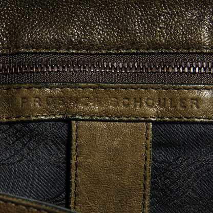 Proenza Schouler Lambskin PS1 Large Satchel Military 10 of 13
