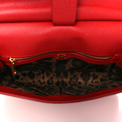 Dolce & Gabbana Dauphine Medium Miss Sicily Satchel Dark Red 5 of 8