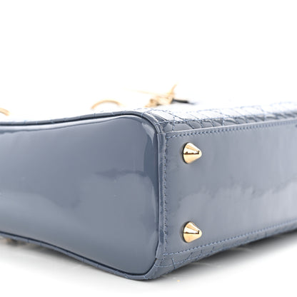 Christian Dior Patent Cannage Small Lady Dior Cloud Blue 9 of 11