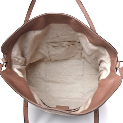 Gucci Monogram Medium Bree Foldover Tote Beige Soft Pink 5 of 17