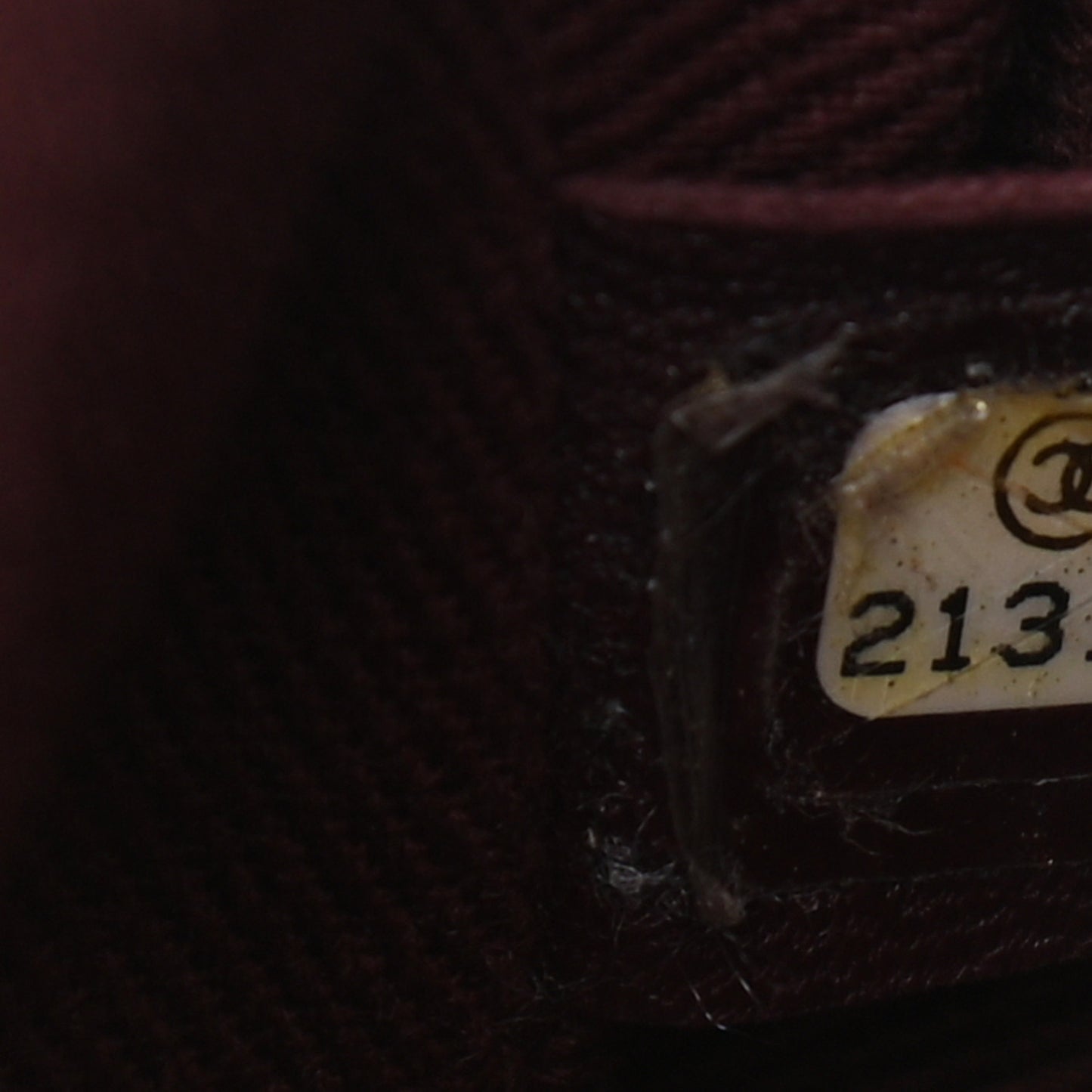 Patent Goatskin Quilted Small CC Eyelet Flap Black