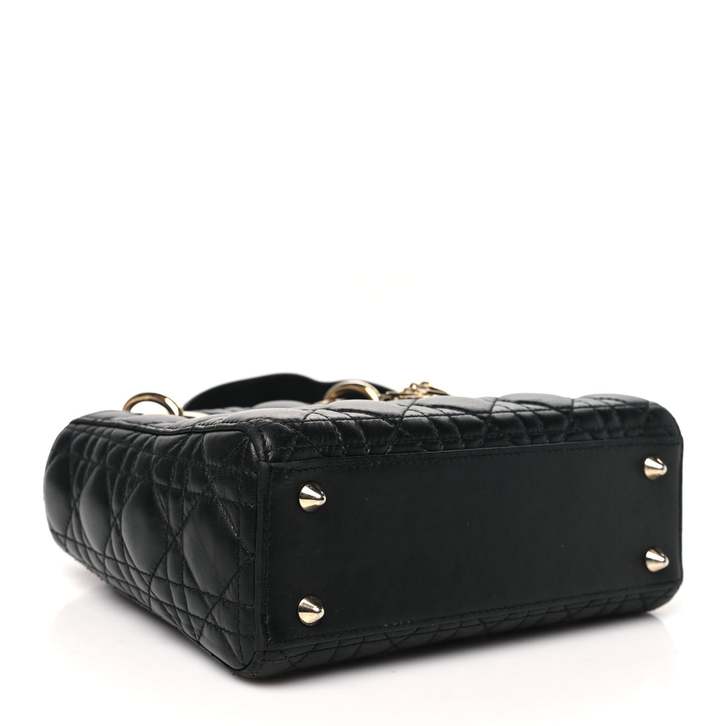 Lambskin Cannage Small My ABCDior Lady Dior Black