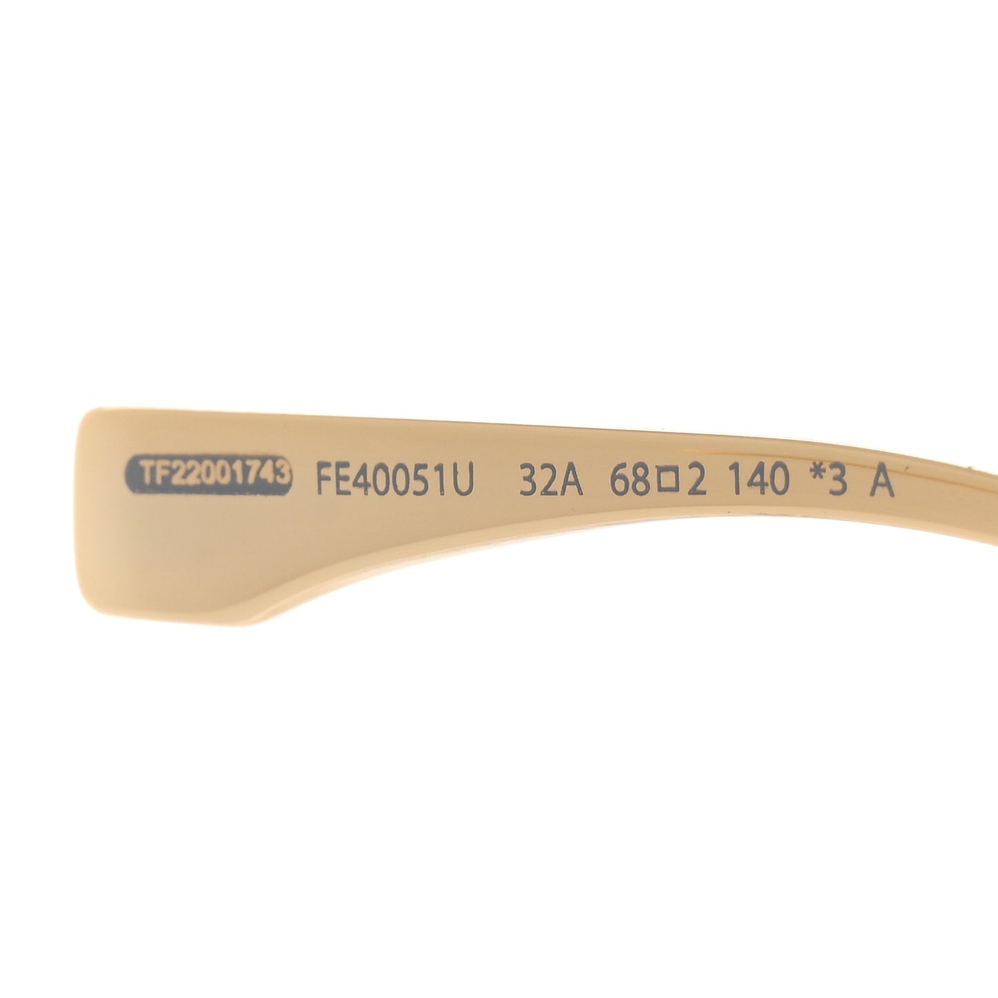 Metal Disco Geometric Sunglasses FE 40051/U Gold