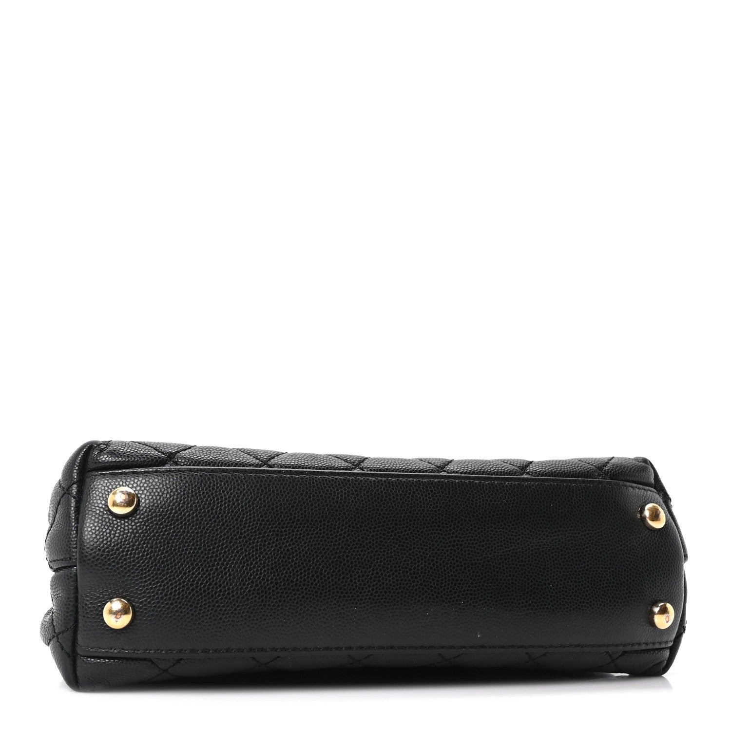 Chanel Caviar Lizard Embossed Quilted Mini Coco Handle Flap Black 7 of 21