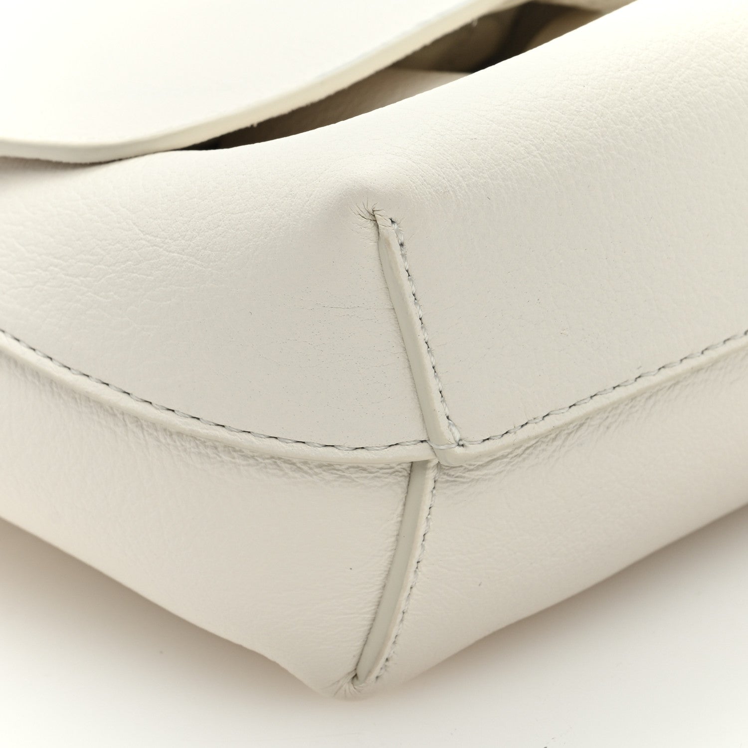 Mansur Gavriel Calfskin Mini Lady Bag White 9 of 11