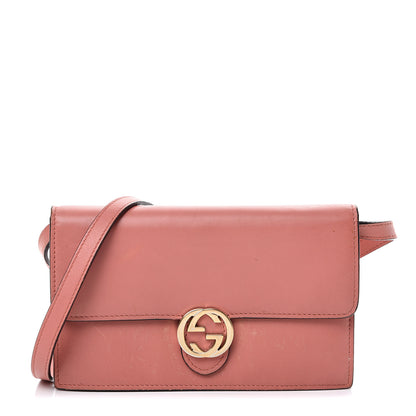 Gucci Moon Calfskin Icon Wallet Cameo Pink 1 of 17