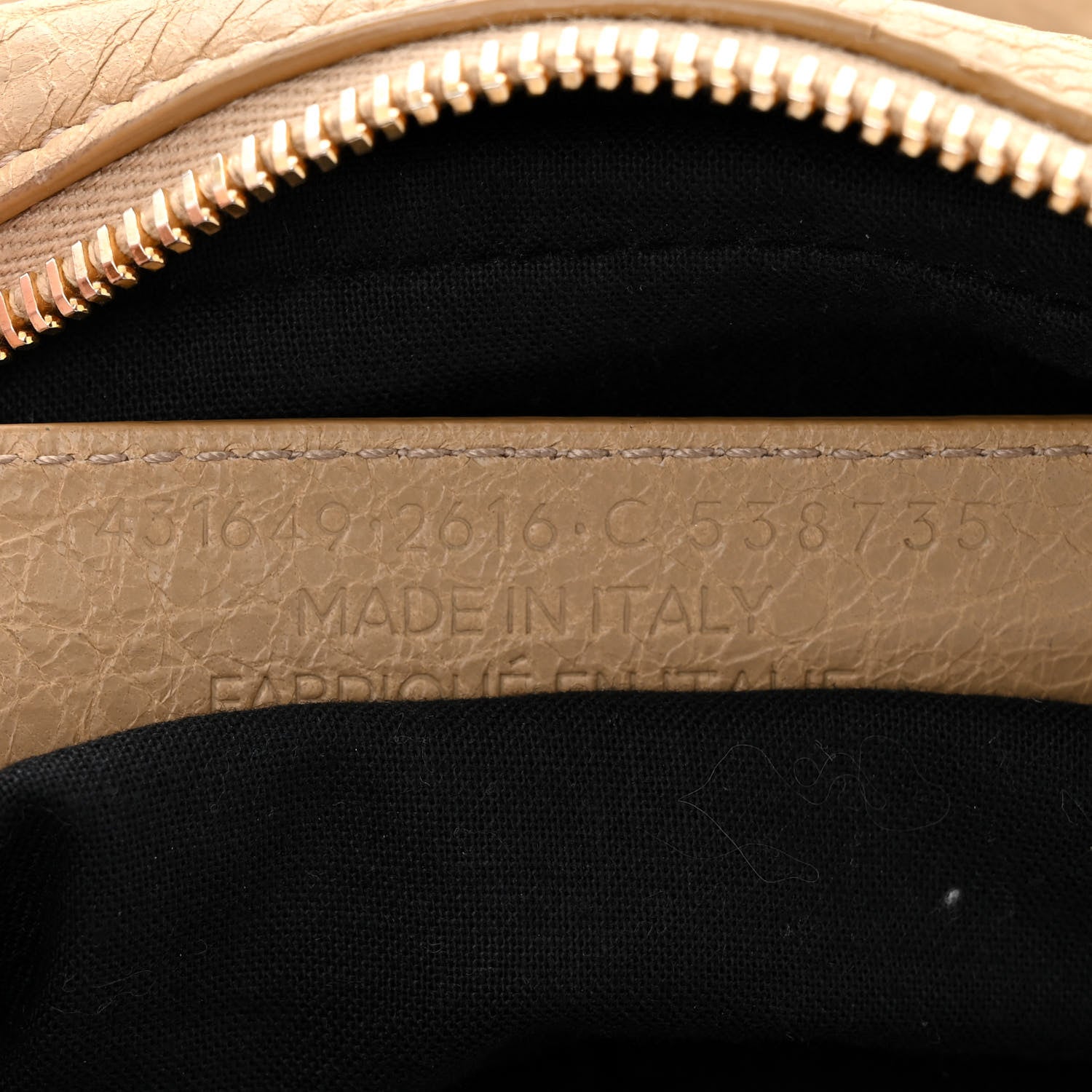 Balenciaga Agneau Classic Gold Hardware XS Reporter Crossbody Beige Sable 7 of 10