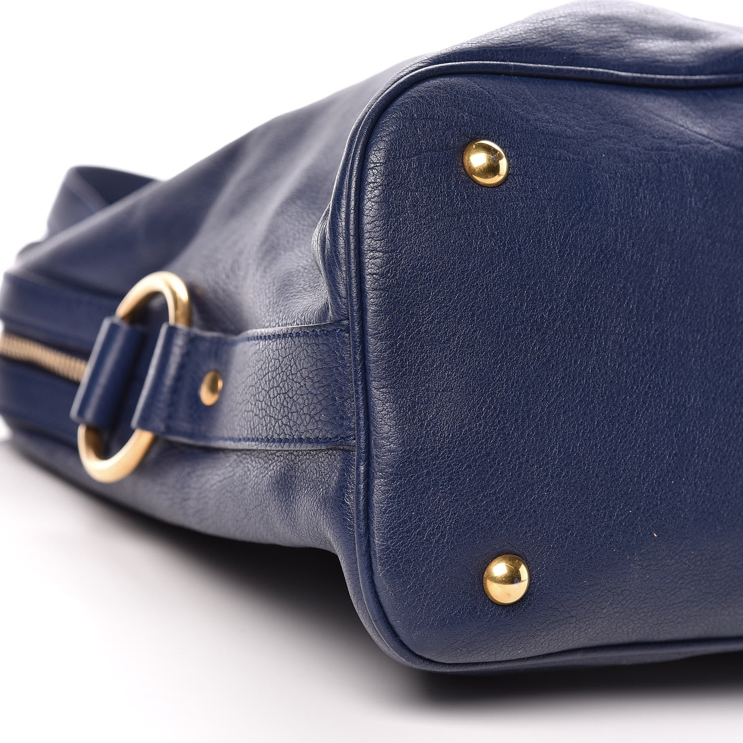 Saint Laurent Calfskin Oversized Muse Navy Blue 9 of 11