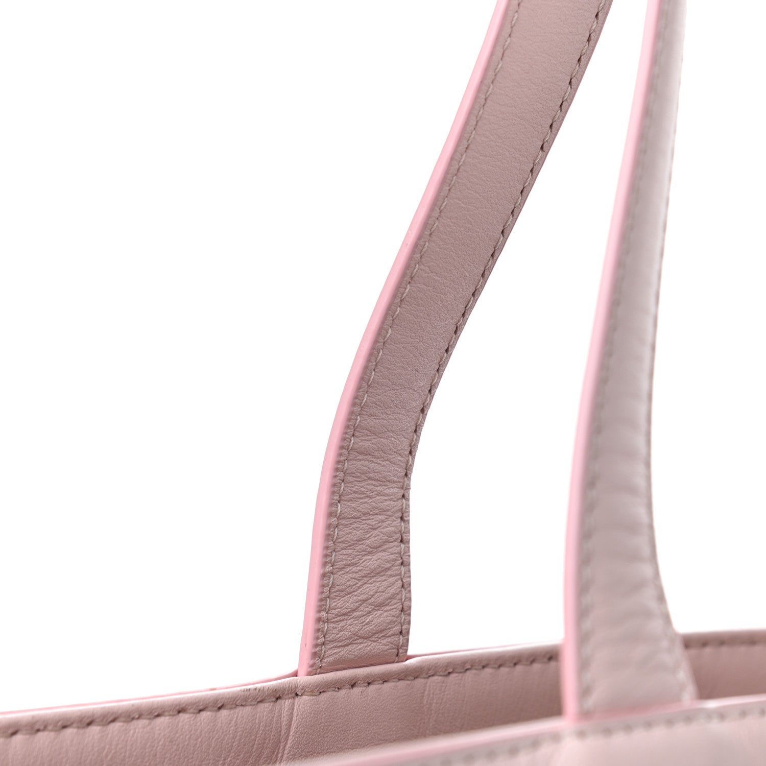 MCM Visetos Medium Delmy Shopper Tote Powder Pink 9 of 11