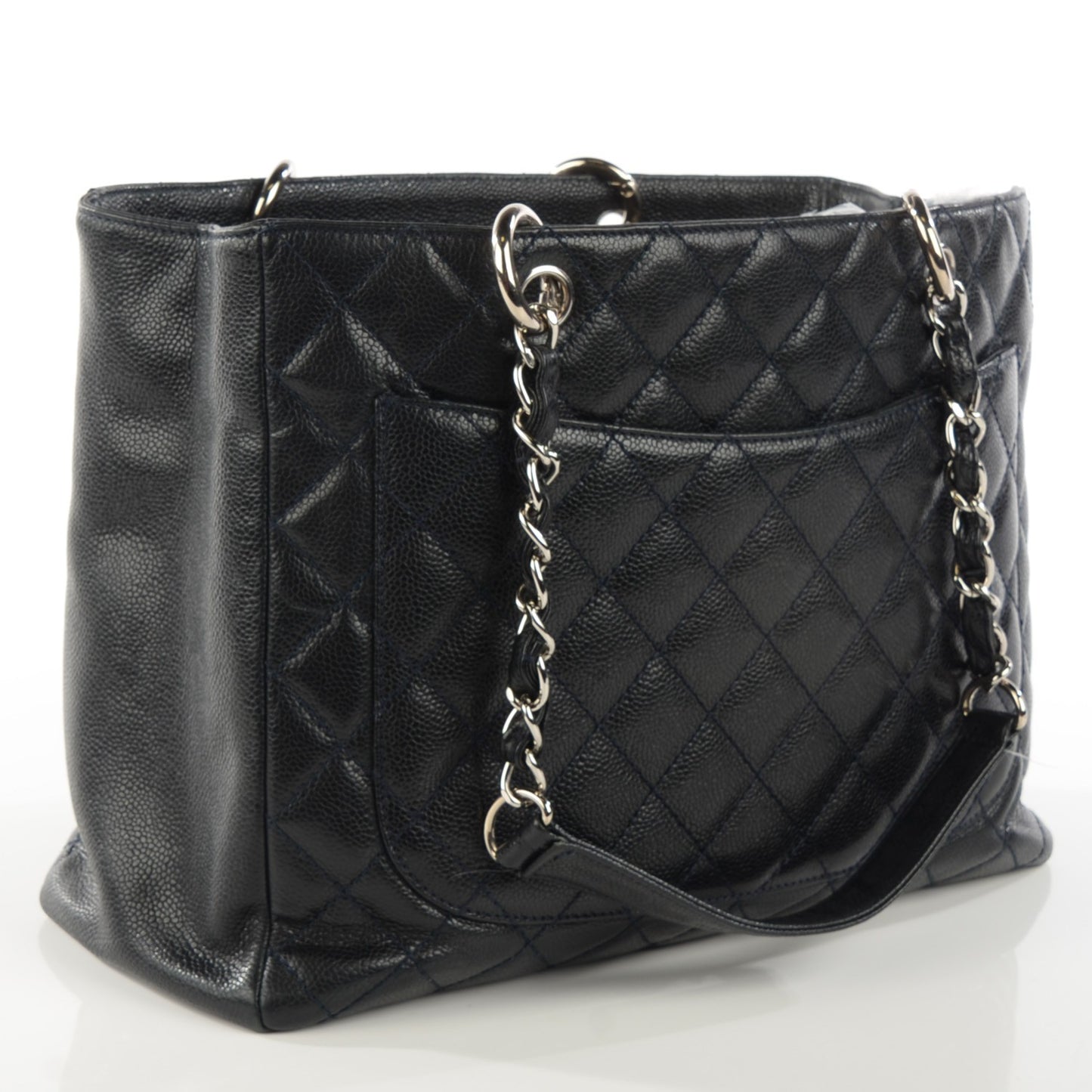 Caviar Grand Shopping Tote GST Navy