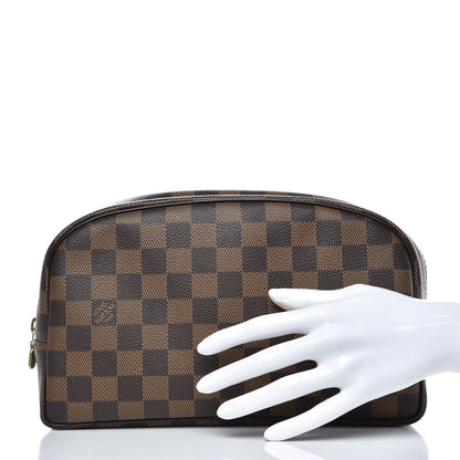 Louis Vuitton Damier Ebene Toiletry Bag 25 2 of 12