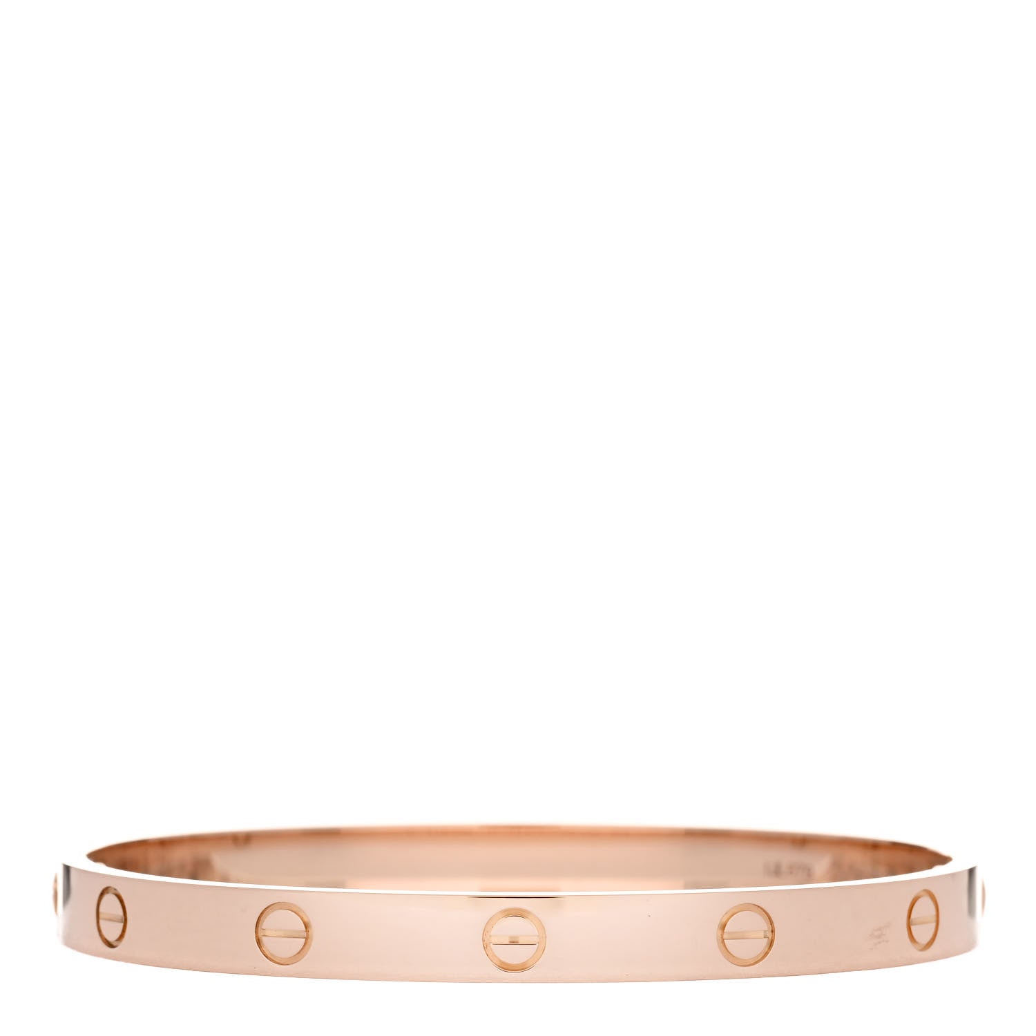 Cartier 18K Pink Gold LOVE Bracelet 19 2 of 5