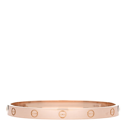 Cartier 18K Pink Gold LOVE Bracelet 19 2 of 5