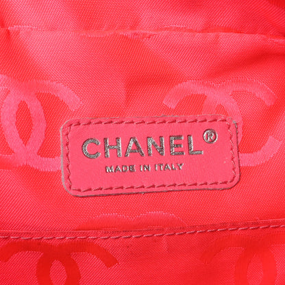 Chanel Calfskin Quilted Large Cambon Multipocket Reporter Black White 7 of 11