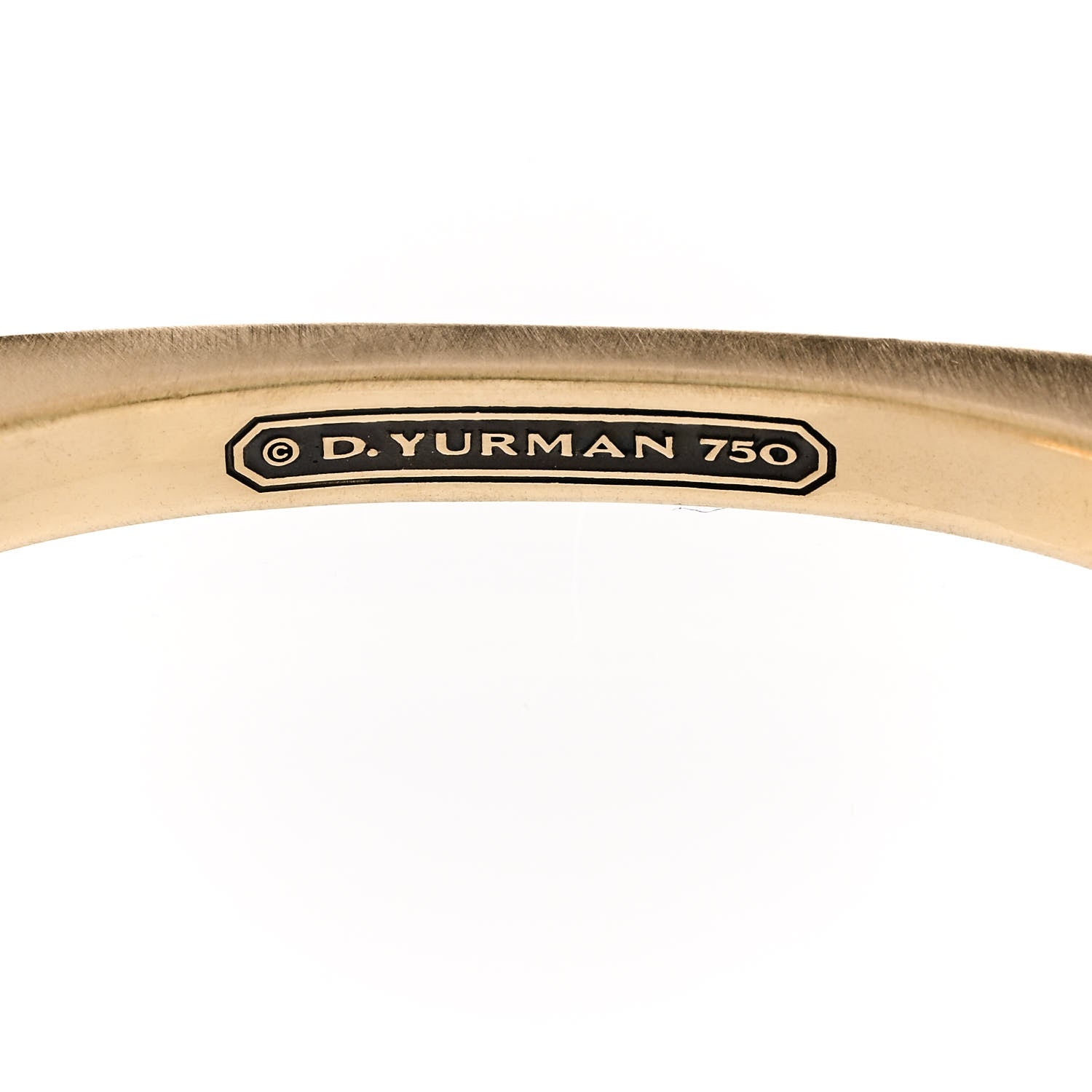 David Yurman 18K Yellow Gold 5.5mm Streamline Cuff Bracelet 3 of 3